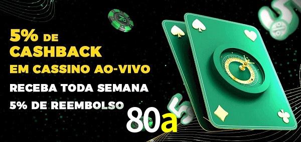 Promoções do cassino ao Vivo 80a